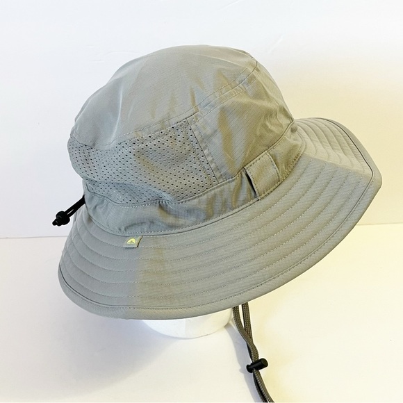 Solar Escape Sun Hat Mens Cooling Bucket Hat Gray Vented Wide Brim Golf Garden - Picture 2 of 8